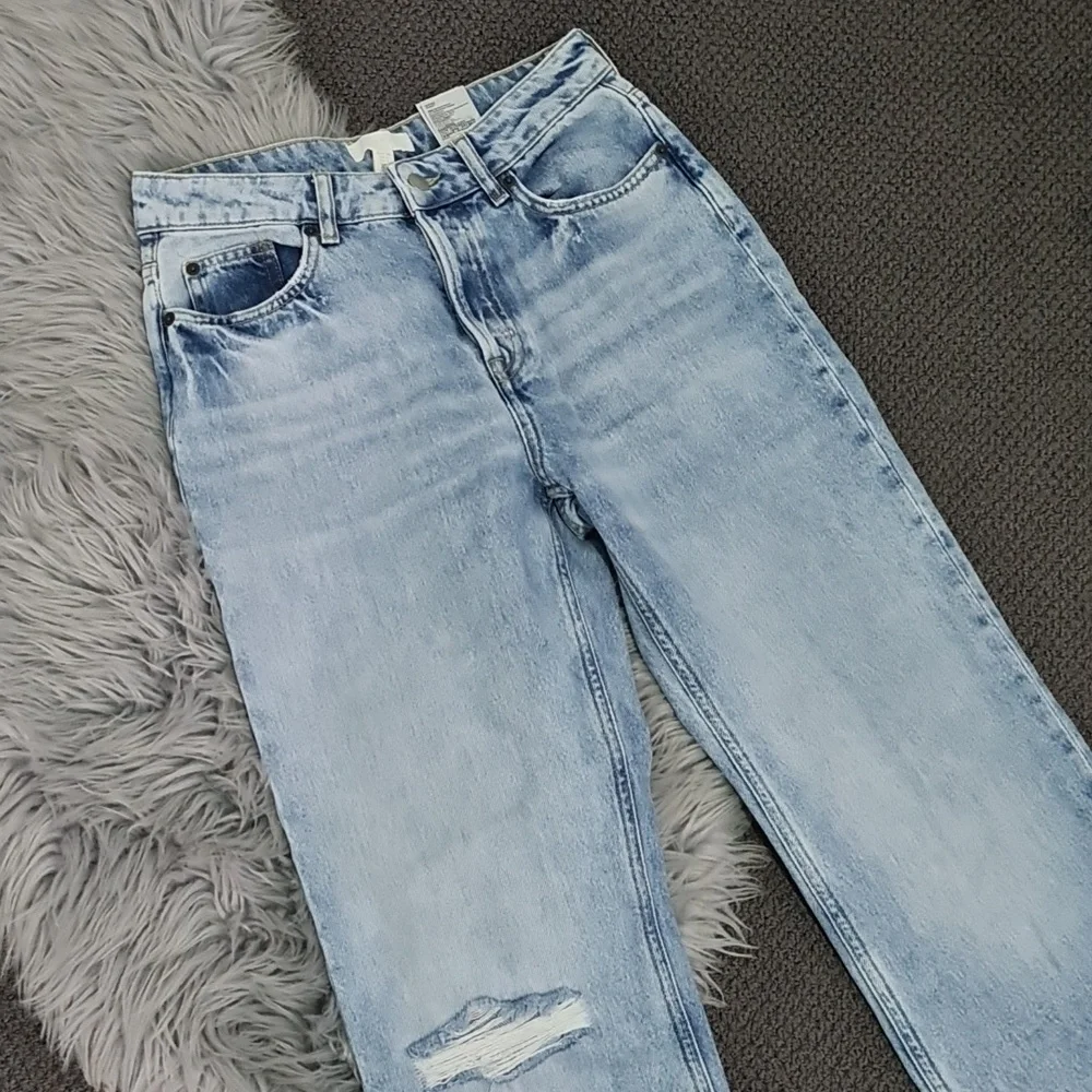 H&M denim baggy straight leg Jeans 6 - Picture 2 of 4